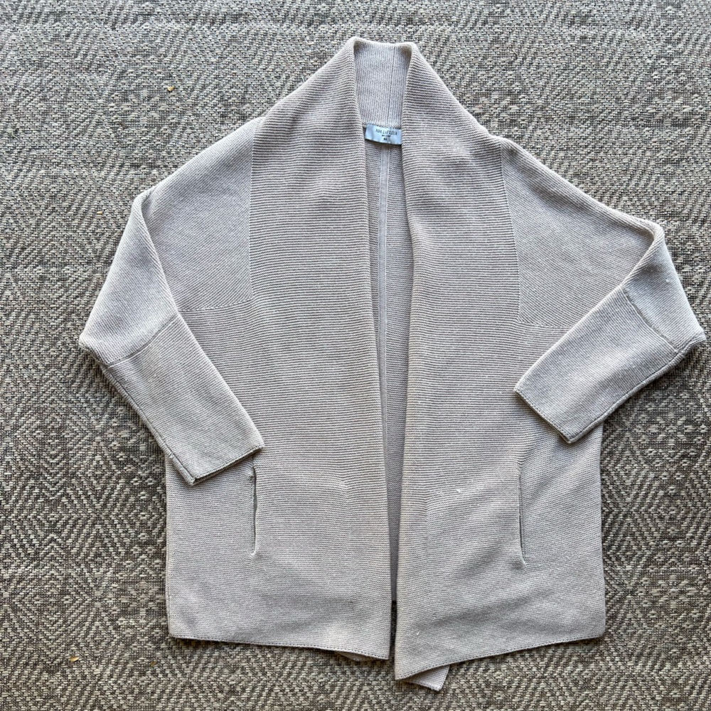 M.M.LaFleur Blush Merino Wool Wrap Cardigan‎ Dolman Sleeve Womens M/L